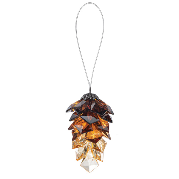 Ganz ACRYF-126 Pinecone Ornaments, Multi-Color - 2