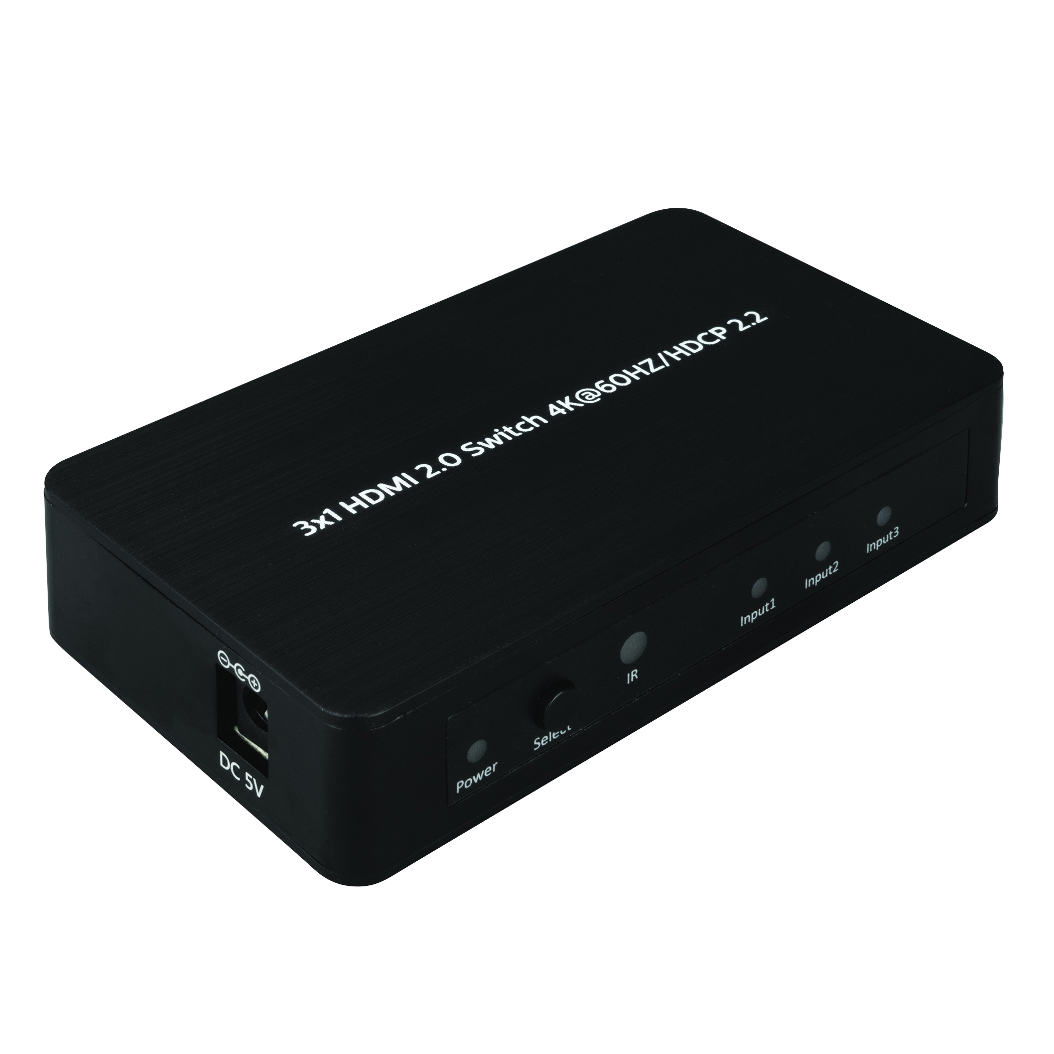 Just Hook It Up JHIU0128 HDMI Switch With Remote Control, Black Housing - 2