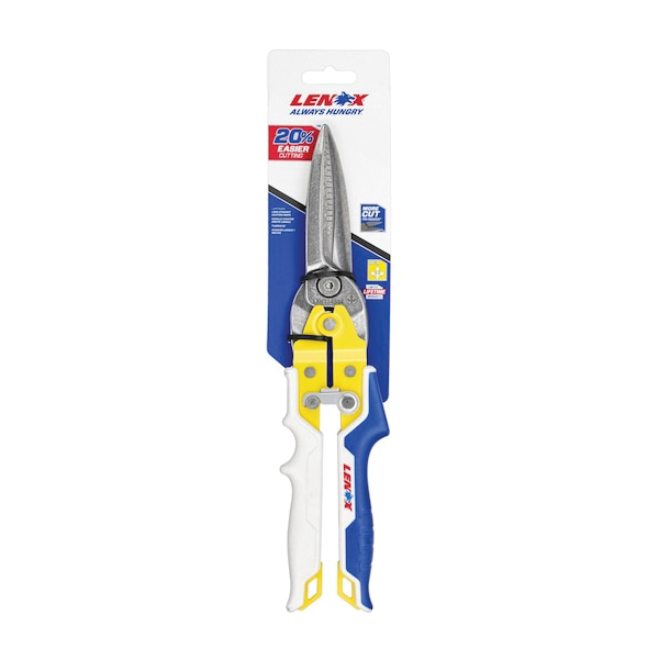 Long Cut Aviation Snips, Lenox, Straight Cut - 3