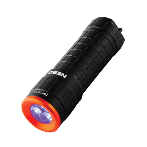 Torchy UV Series NEB-FLT-1061 Specialty Flashlight, AAA Battery, Alkaline Battery, LED Lamp, Spot Beam, Black