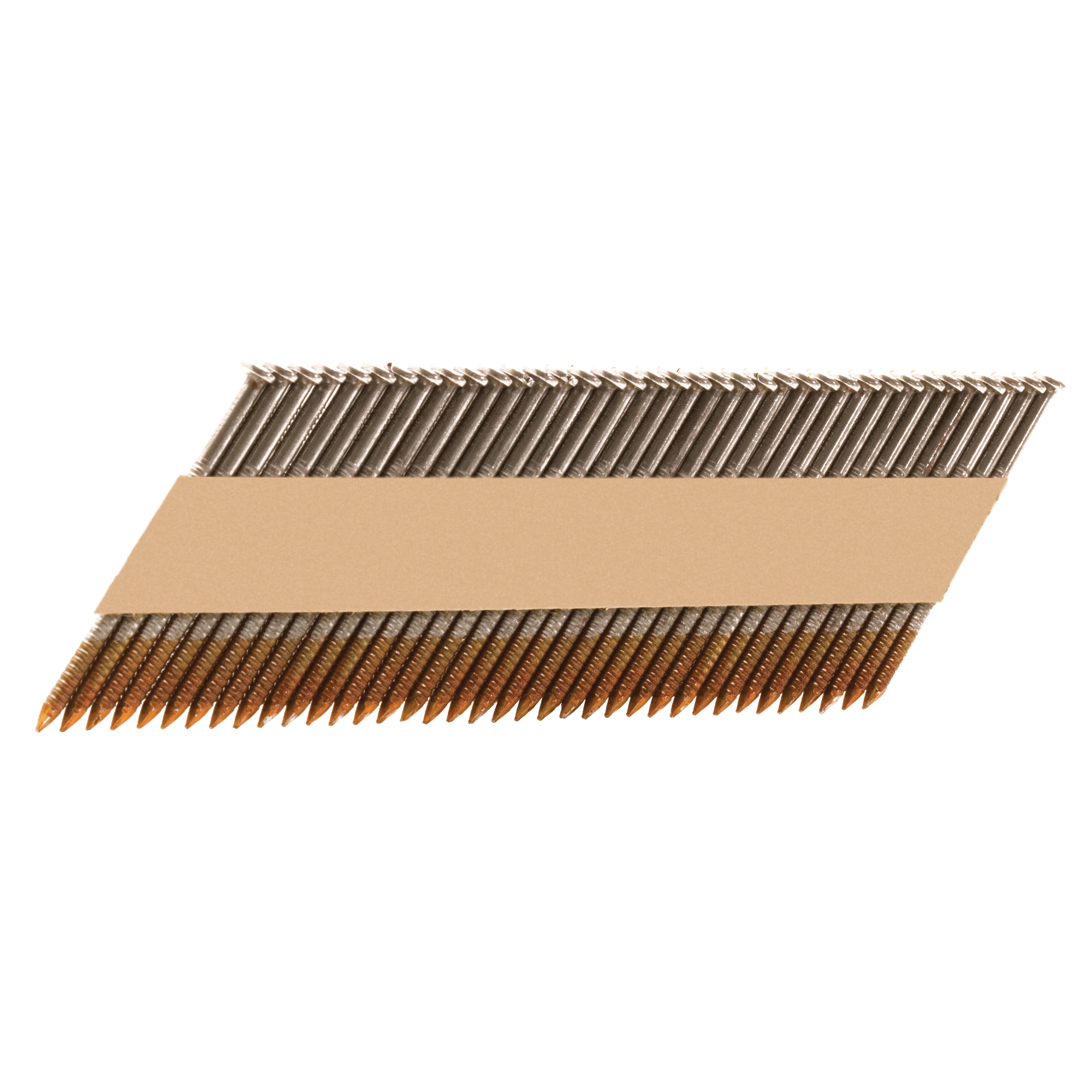 15131MHPT Sheathing Nail, 2-3/8 in L, Steel, Hot-Dipped Galvanized, Clipped Head, Ring Shank, 2000 Count, 30 deg