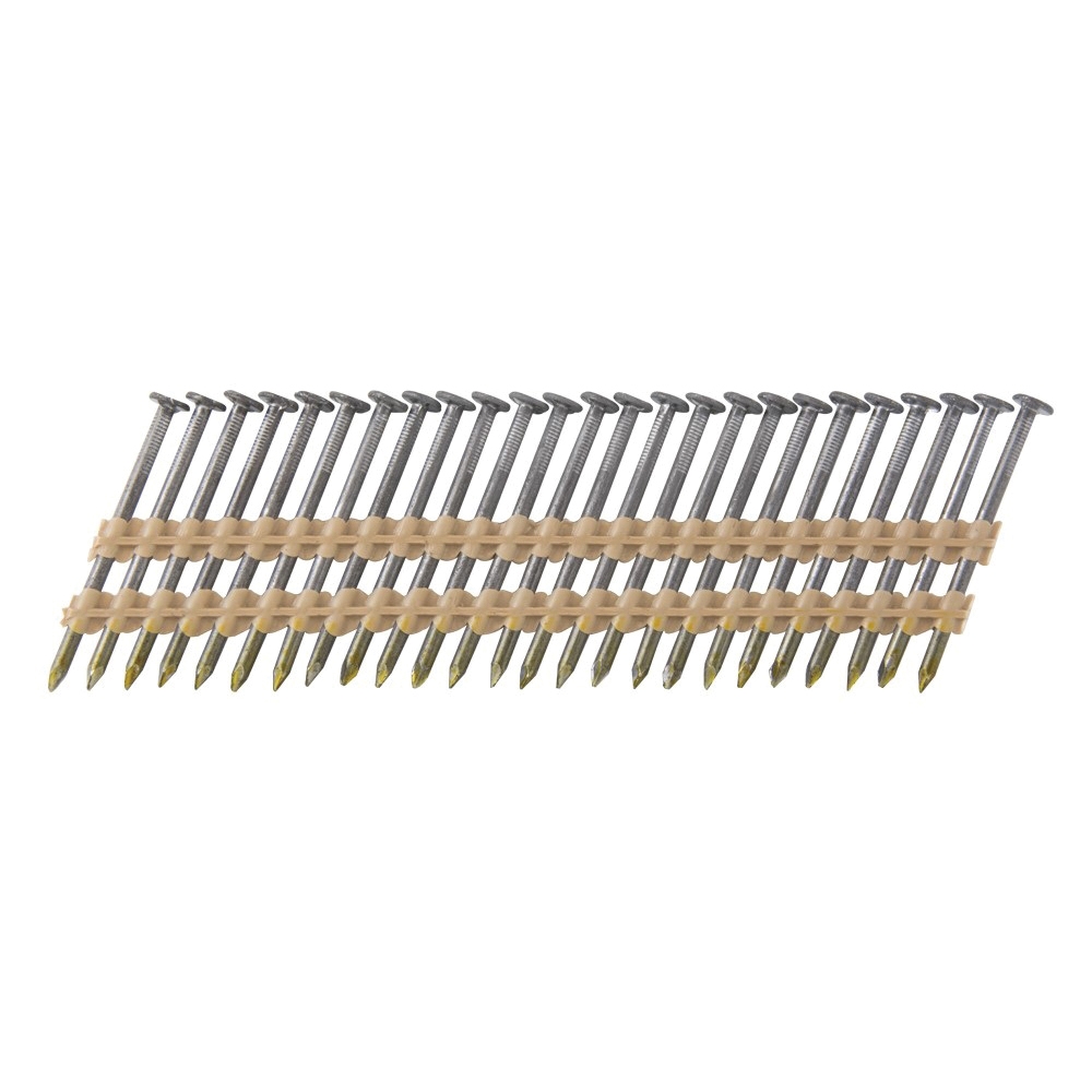 20111SHPT Sheathing Nail, 12D, 3-1/4 in L, 21 ga Gauge, Steel, Basic Bright, Full Round Head