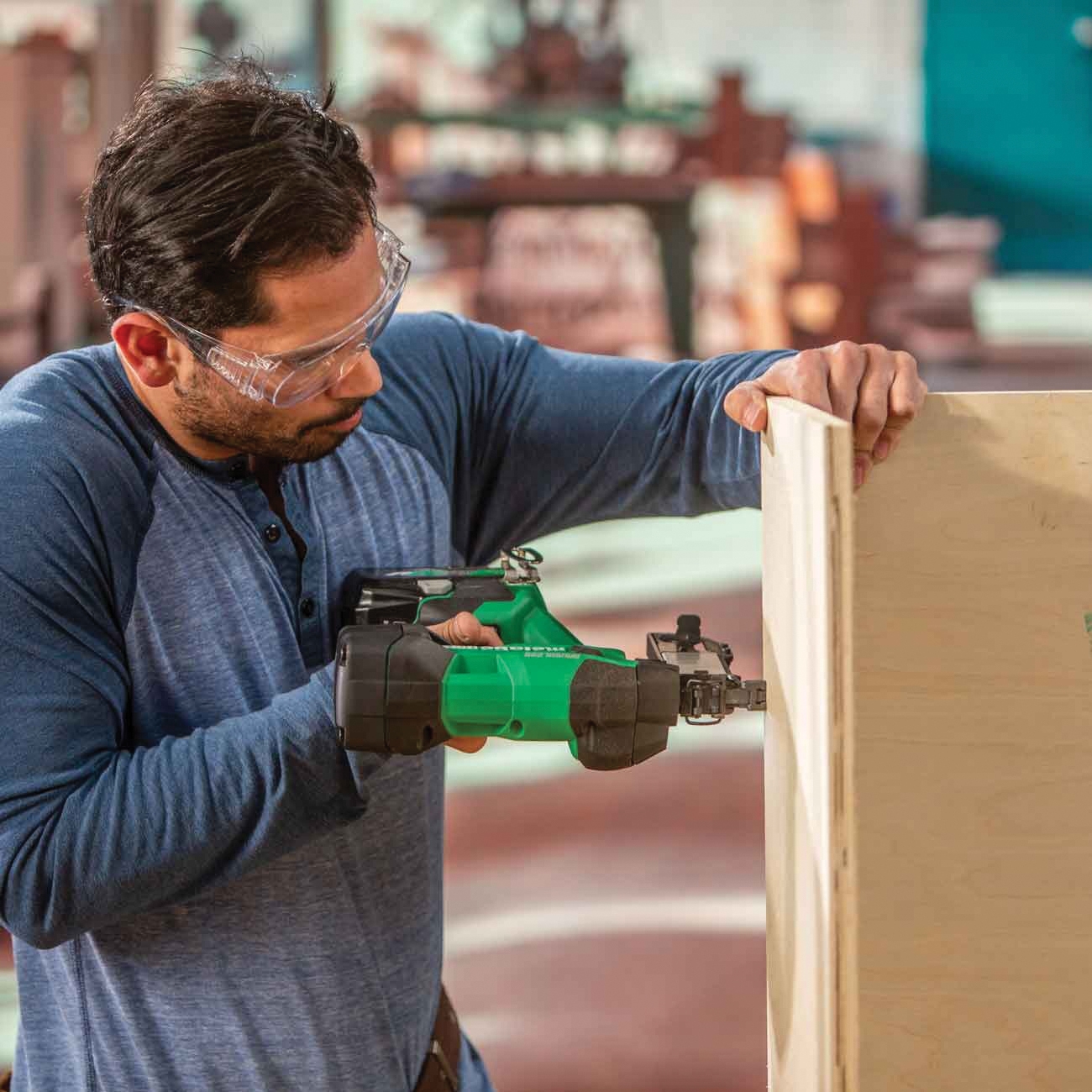 Cordless Stapler, Metabo HPT, Battery Included, 18 V, 2 Ah, 1/4 in W Crown, 1/2 to 1-1/2 in L Leg - 4
