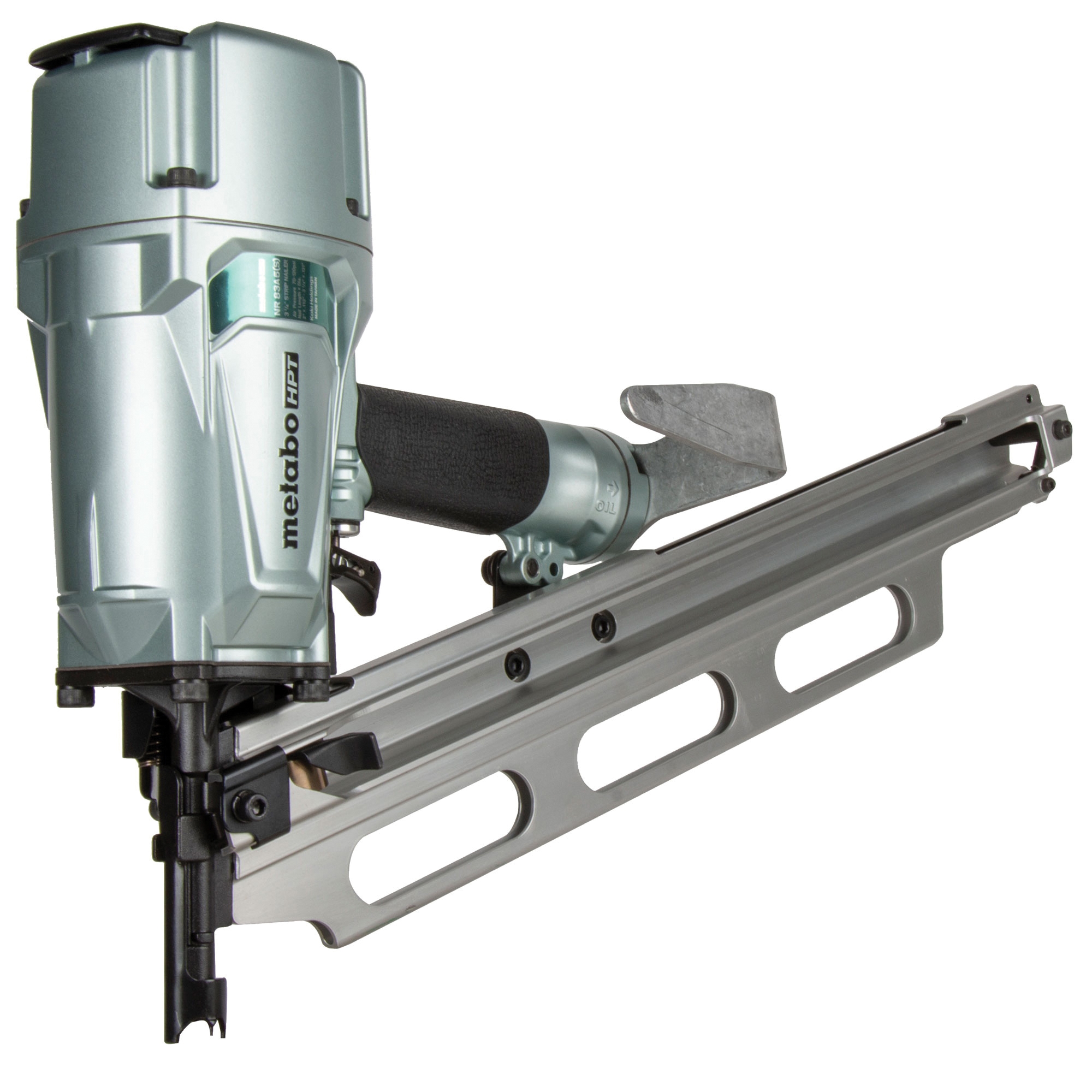 NR83A5(S1)M Framing Nailer with Aluminum Magazine, 50 to 70 Magazine, 21 deg Collation, Plastic Collation