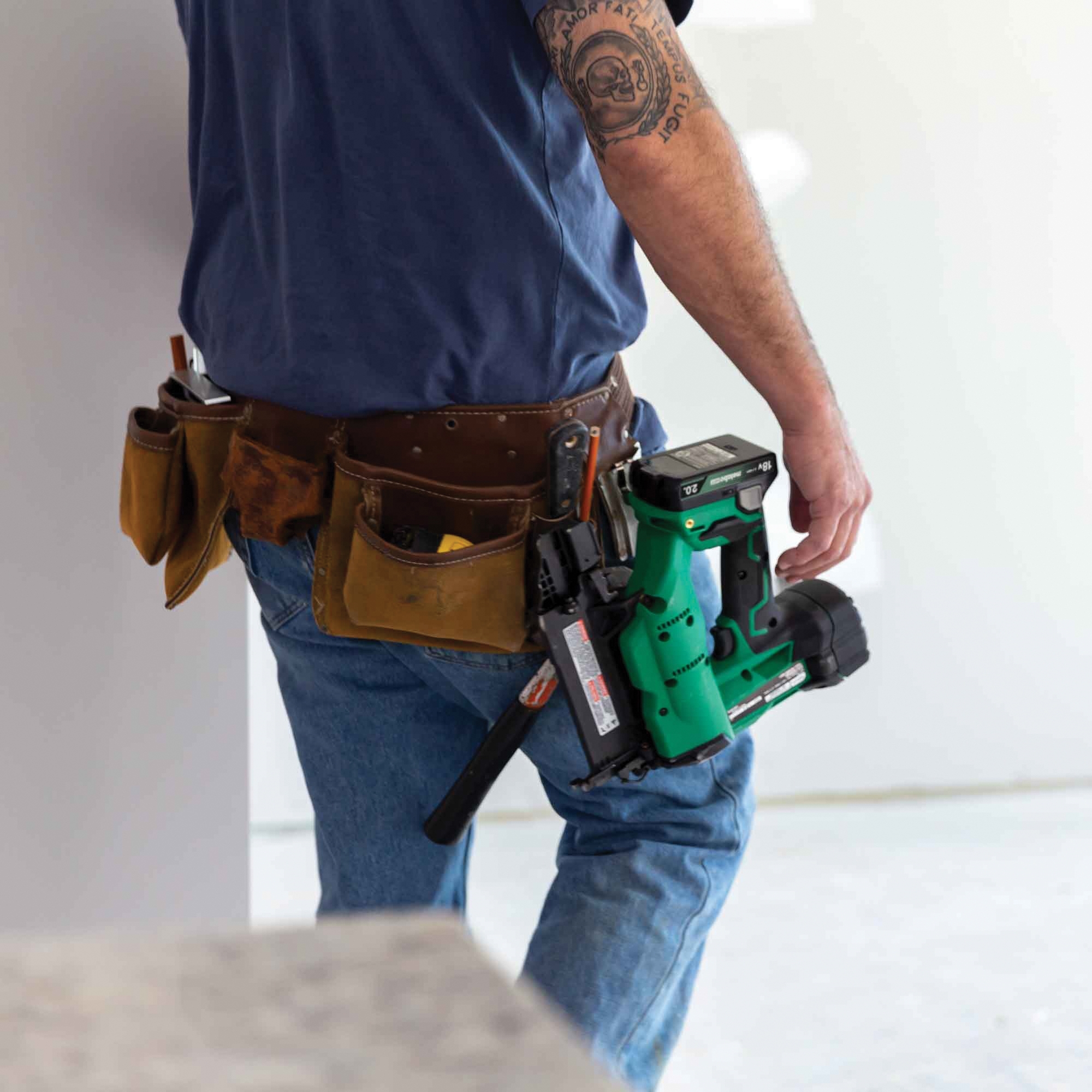 Cordless Nailer Kit, Metabo HPT, Battery Included, 18 V, 2 Ah, 100 Magazine, 0 deg Collation, 18 ga Nail - 5