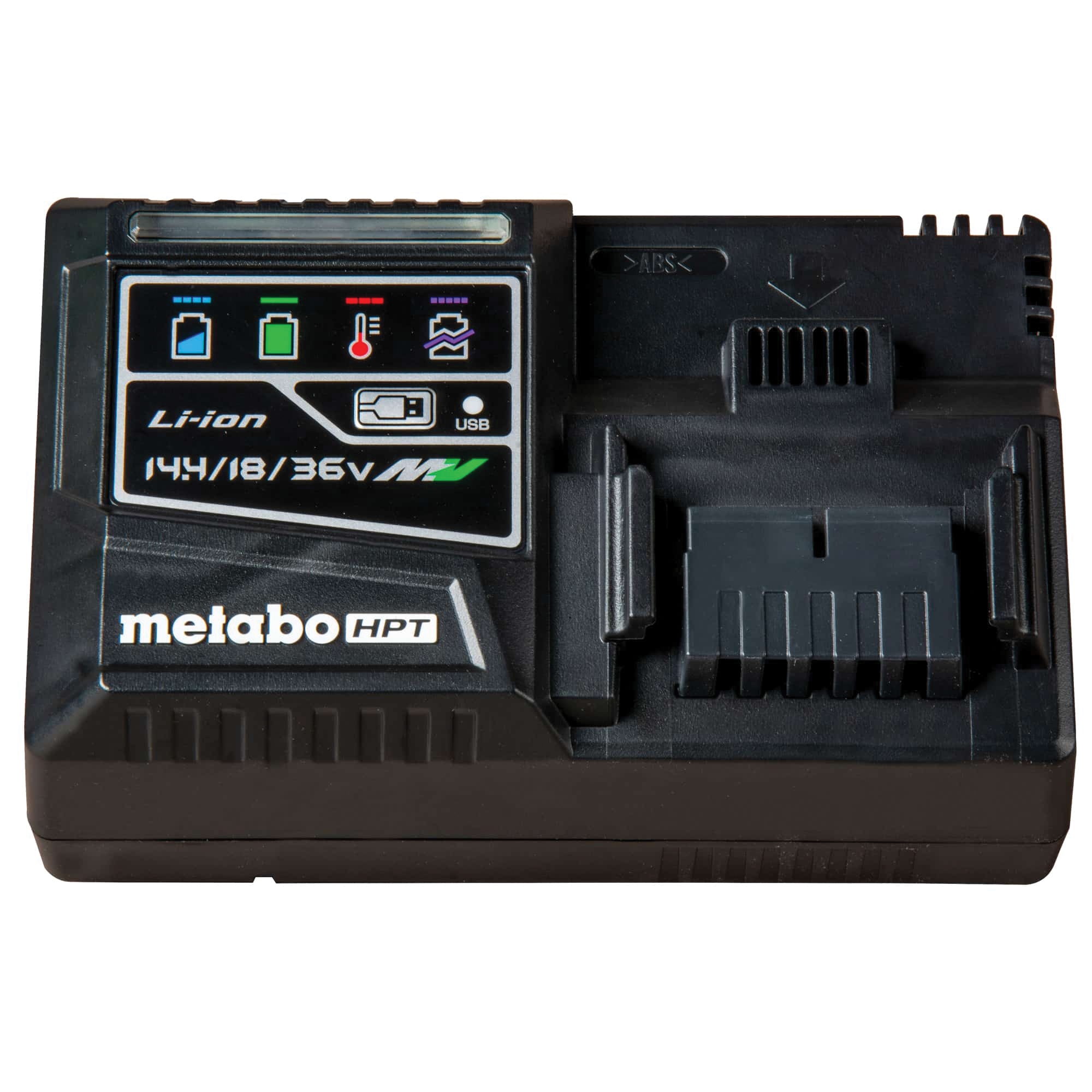 UC18YSL3M Rapid Charger with USB Port, 18/36 V, 6 A Charge, 15, 30, 38, 52 min Charge