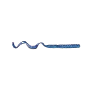 Culprit C720-19 Fishing Bait, Original Worm, Bass, Electric Blue Lightnin' Bait