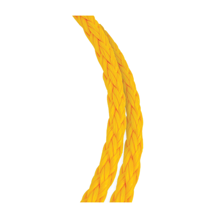 Rope, Koch, 5/32 in Dia, 45 ft L, #5, 32 lb Working Load, Polypropylene, Yellow - 1
