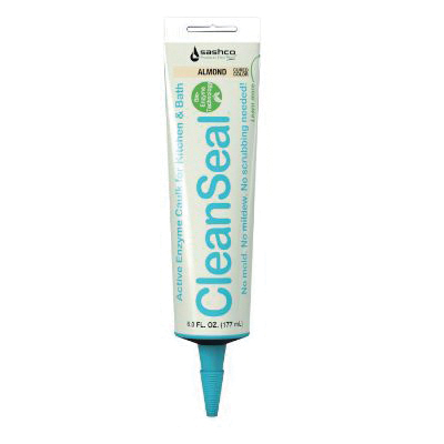 CleanSeal Series 11071 Kitchen Bath Caulk, Almond, 4 to 5 days Curing, 40 to 100 deg F, 6 oz, Tube