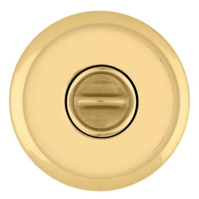Signature Series Juno Knob, Kwikset, Steel, Polished Brass - 5