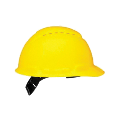 CHHYH1-V-12-DC Hard Hat, One-Size, 3-Level Suspension, HDPE Shell, Yellow, Class: C