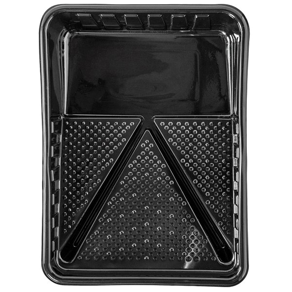 880077199 Paint Tray, 16-1/8 in L, 10-5/8 in W, 32 fl-oz Capacity, Plastic, Black