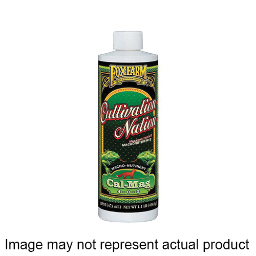Cultivation Nation FXF270314 Cal-Mag Supplement, 1 pt, Liquid, 4-0-0 N-P-K Ratio