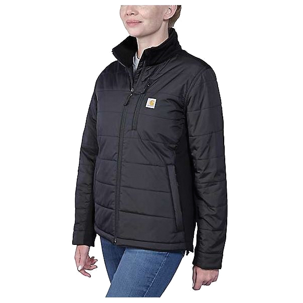 Carhartt 105912-V26-M Insulated Jacket, M, Nylon, Blackberry, Mock Neck, Zipper - 3