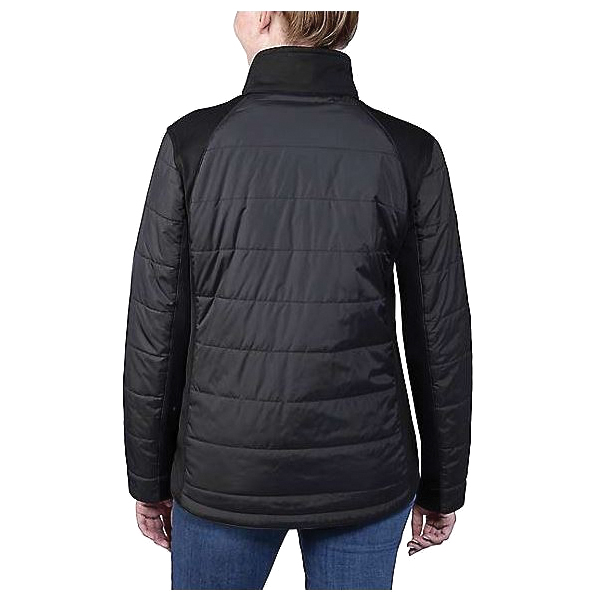 Carhartt 105912-V26-M Insulated Jacket, M, Nylon, Blackberry, Mock Neck, Zipper - 4
