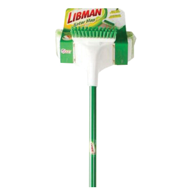 Libman 1521053 Gator Mop, 9 in W Frame, Cellulose Mop Head, Steel Handle - 2