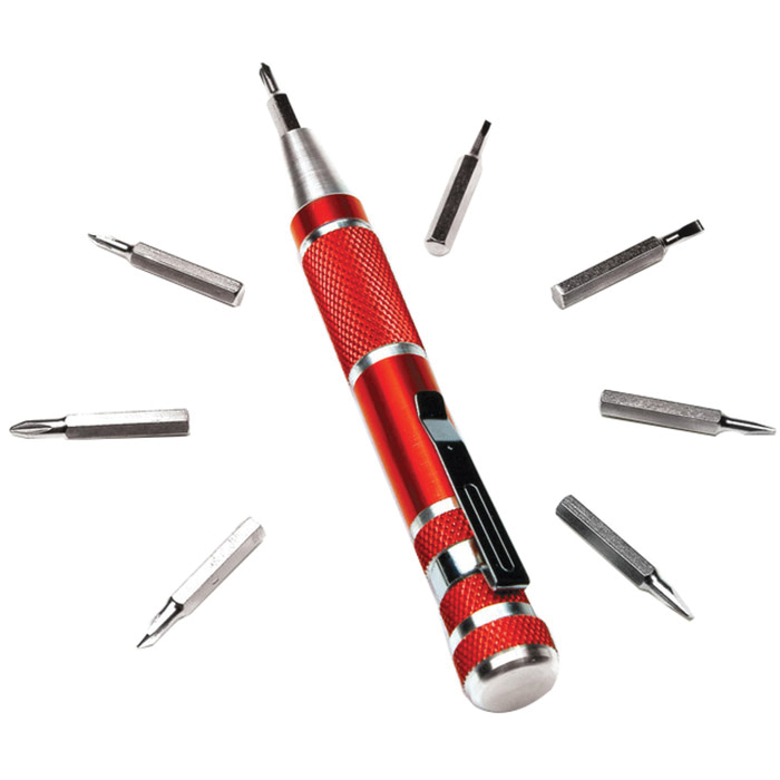 Performance Tool W9157 Precision Screwdriver, Aluminum Handle, Knurled Handle