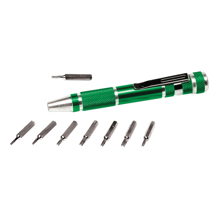 Performance Tool W9157 Precision Screwdriver, Aluminum Handle, Knurled Handle