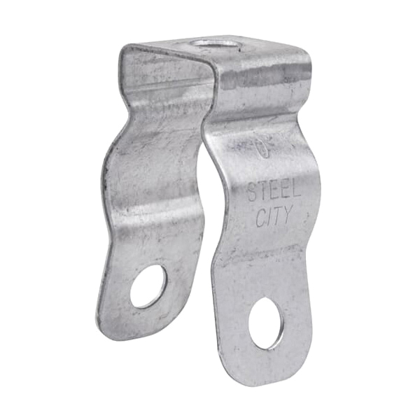 Steel City 6H-4B-1 Conduit Pipe Hanger, 1-1/2 in, Steel, Galvanized