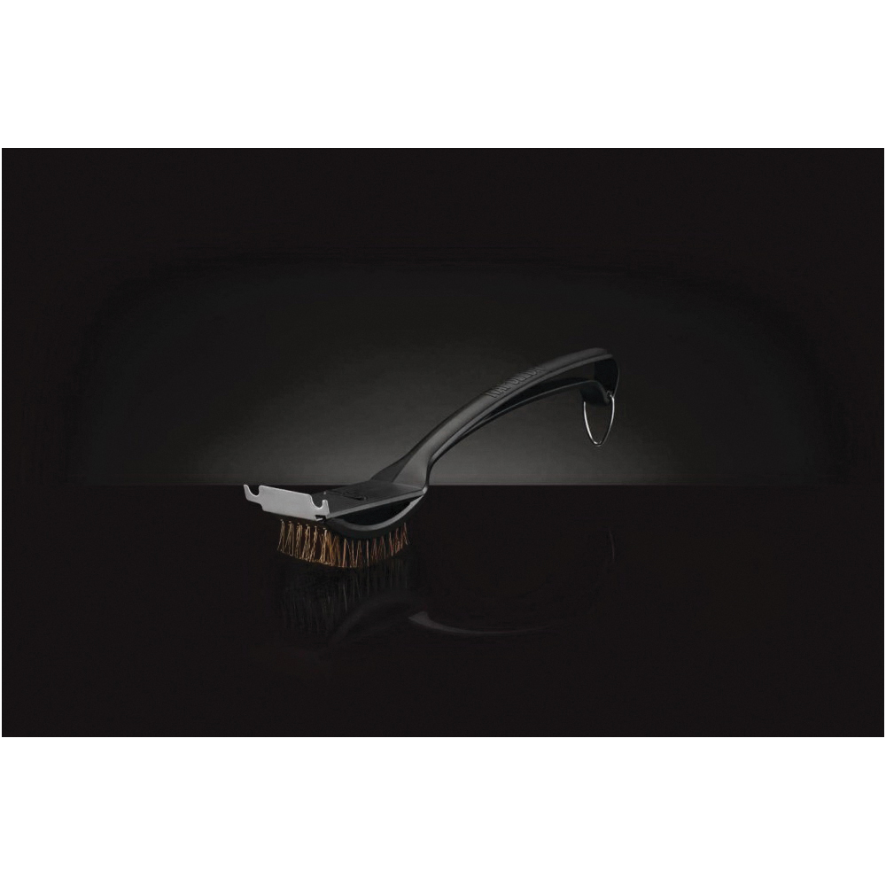 Pit Boss 62053 Grill Brush With Grid Scraper, Natural Fiber Bristle - 2