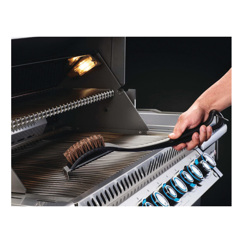 Pit Boss 62053 Grill Brush With Grid Scraper, Natural Fiber Bristle - 3