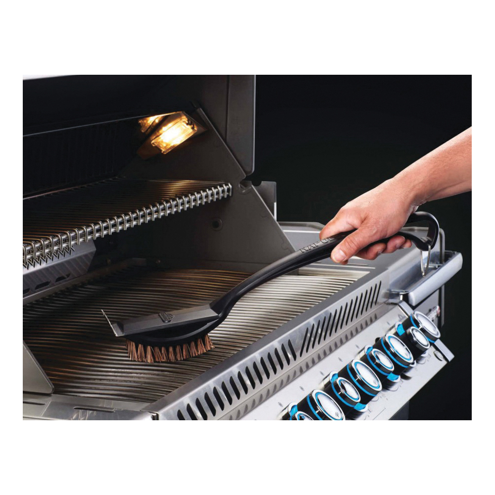 Pit Boss 62053 Grill Brush With Grid Scraper, Natural Fiber Bristle - 4