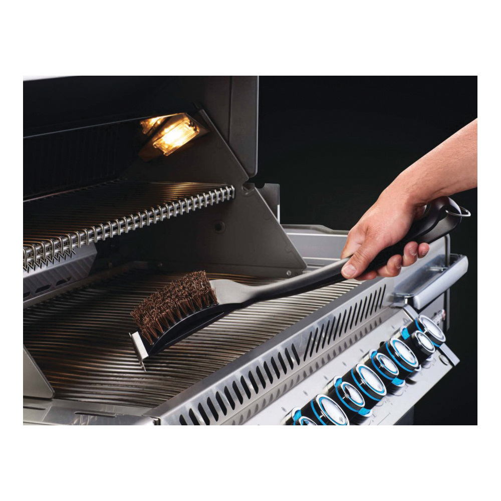 Pit Boss 62053 Grill Brush With Grid Scraper, Natural Fiber Bristle - 5