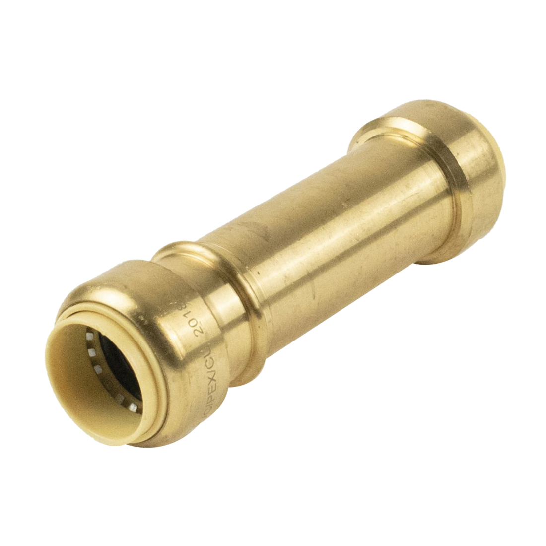 Proline 6630-304 Push Fit Repair Coupling, 3/4 in, Brass, 100 psi Pressure