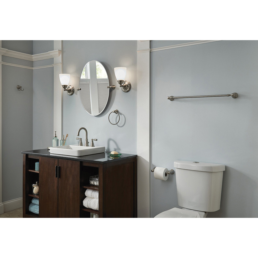 Moen Banbury Series Y2633BN Bath Accessory Set, Aluminum/Brass/Zinc, Brushed Nickel, 3-Piece - 3