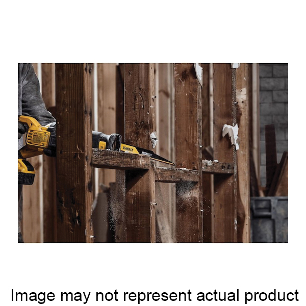 ELITE SERIES DWAR156CT-1 Reciprocating Saw Blade, 1 in W, 12 in L, 6 TPI, Carbide Cutting Edge