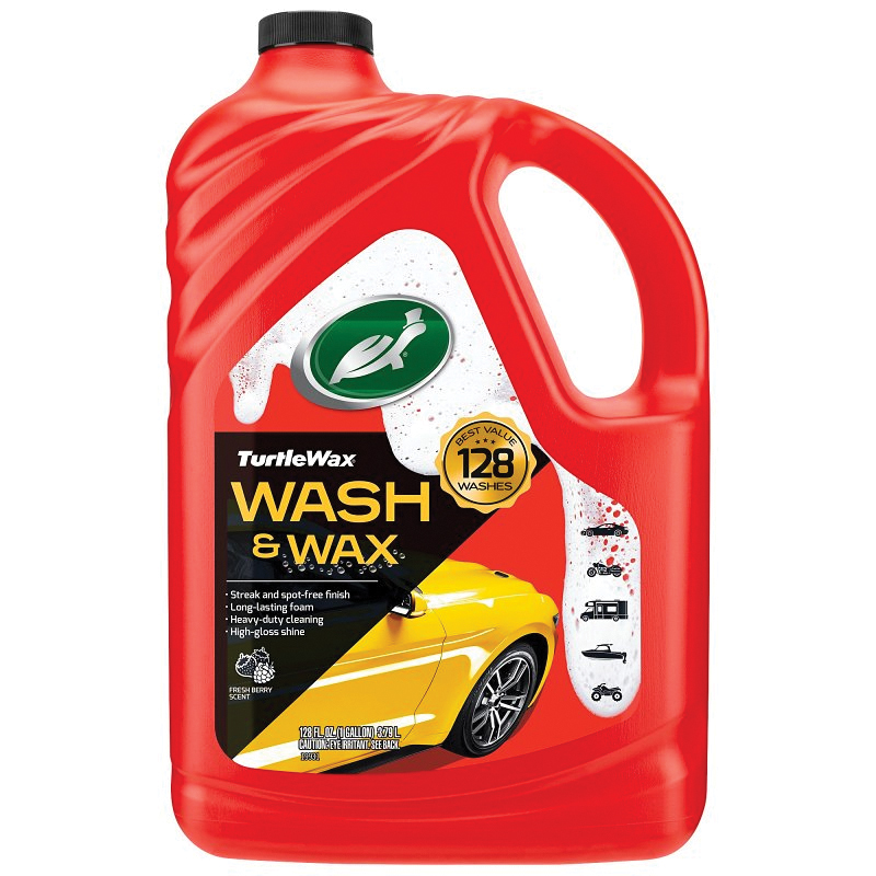 53499 Car Wash and Wax, 128 oz, Liquid