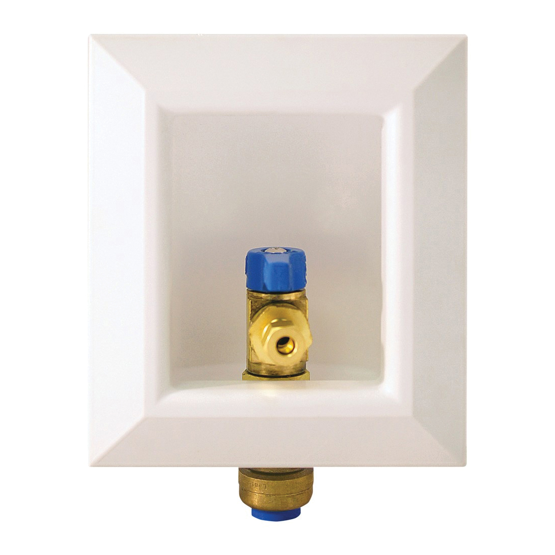 FSBBOXIM Ice Maker Outlet Box, 1/2 in Connection, PTC x Compression, Polystyrene