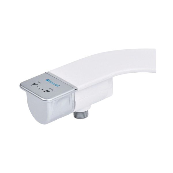 Simplespa Thinline Series Bidet Attachment With Dual Nozzles, Brondell, Universal, Plastic, White - 3