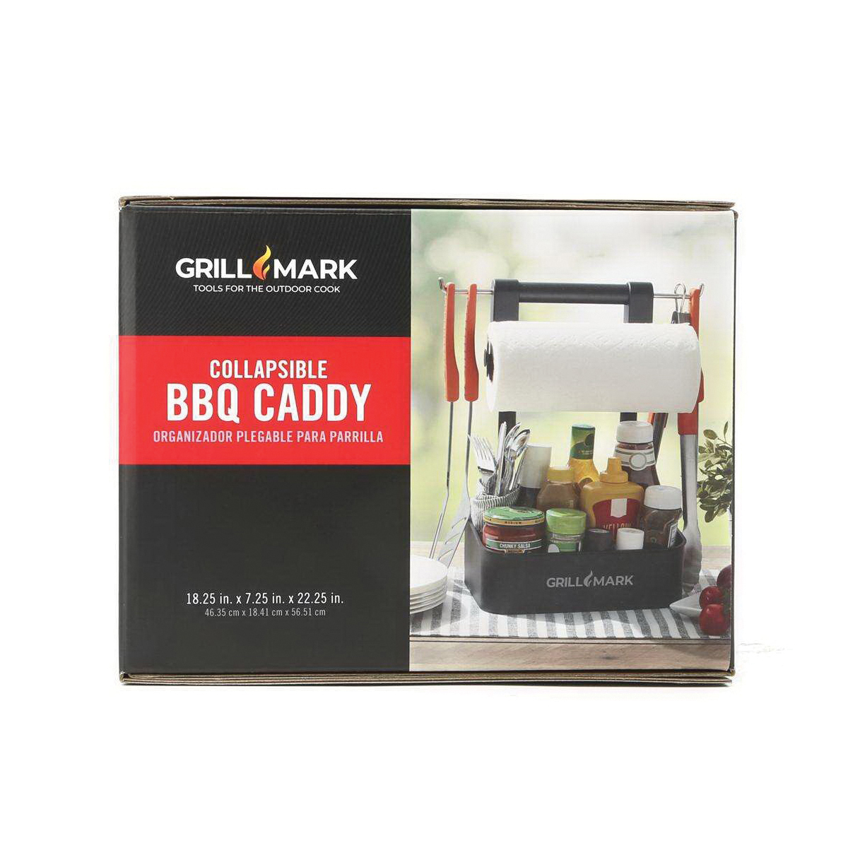 Grill Prep Tray, Grillmark, Plastic, Black - 3