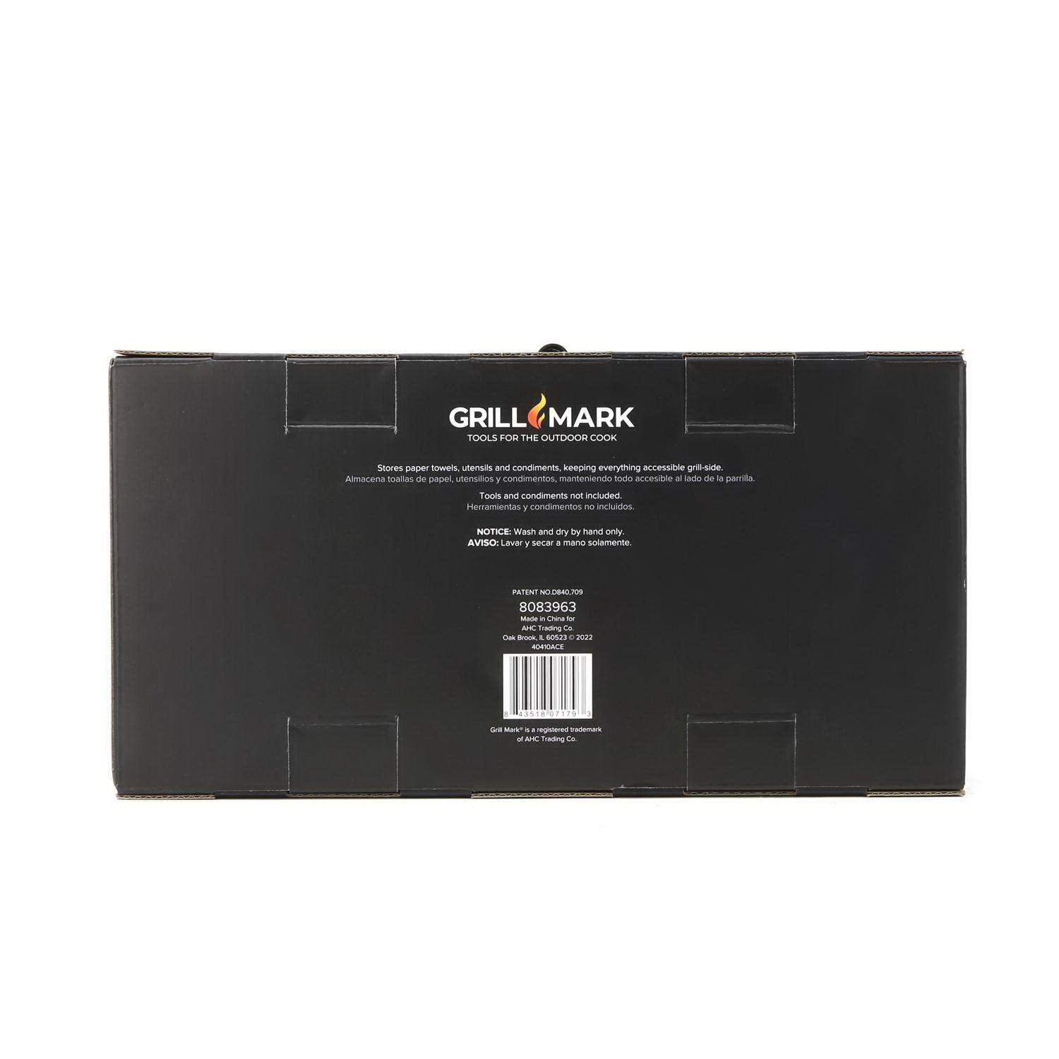 Grill Prep Tray, Grillmark, Plastic, Black - 4