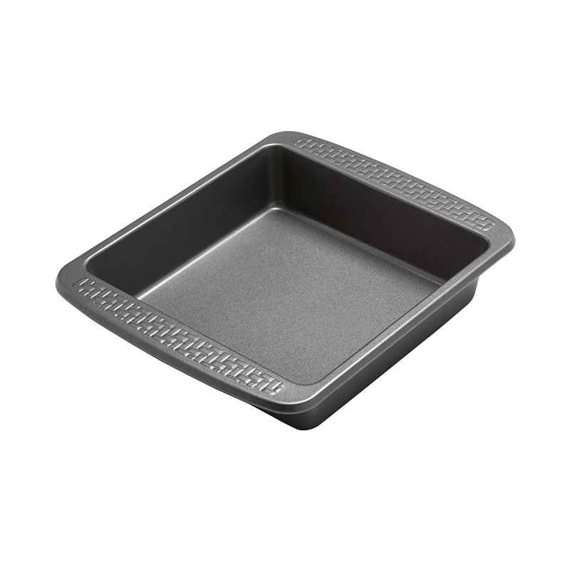 5296098 Cake Pan, Square, 11.8 in OAL, Carbon Steel, Non-Stick: Non-Stick