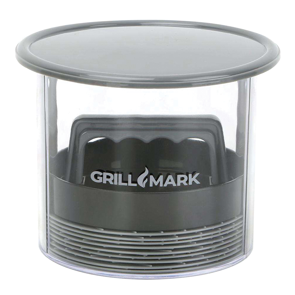 Burger Press, Grillmark, Plastic, Black/Gray - 5