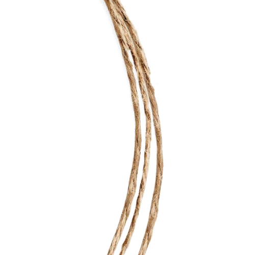 5480303 Rope, 200 ft L, 6 lb Working Load, Jute, Natural