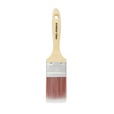HH1760-0250 Paint Brush, 2-1/2 in W, Flat Sash Brush, 3 in L Bristle, Polyester Bristle