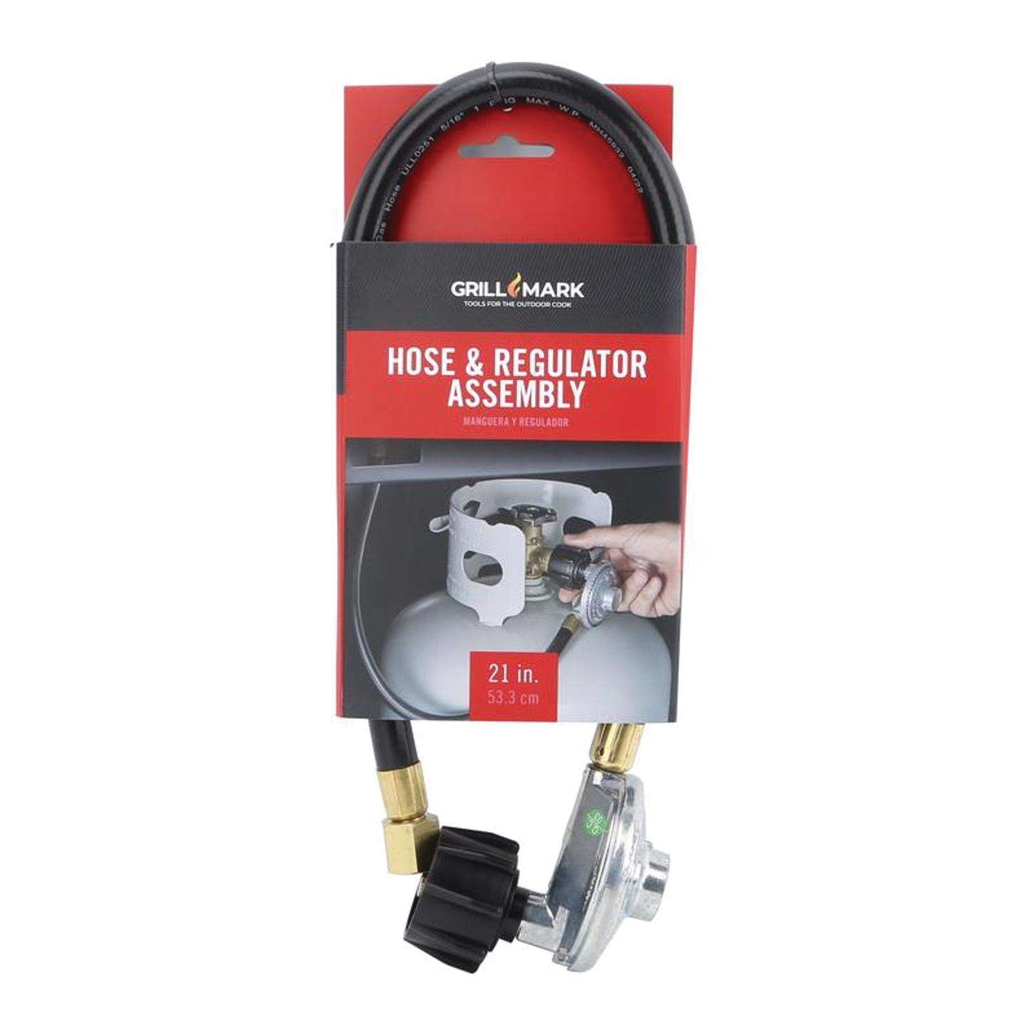 00360ACE Propane Hose and Regulator, 21 in L Hose
