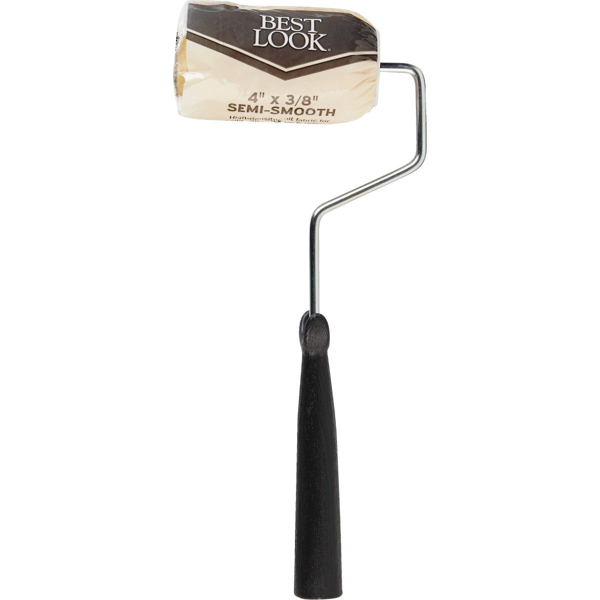 Best Look DIB RT 413-400 Roller Cover and Frame, 3/8 in Nap, Knit Roller, Threaded Handle, 4 in L Roller