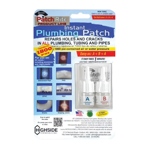 Instant Plumbing Patch, Highside Chemicals, Clear, MS Polymer - 1