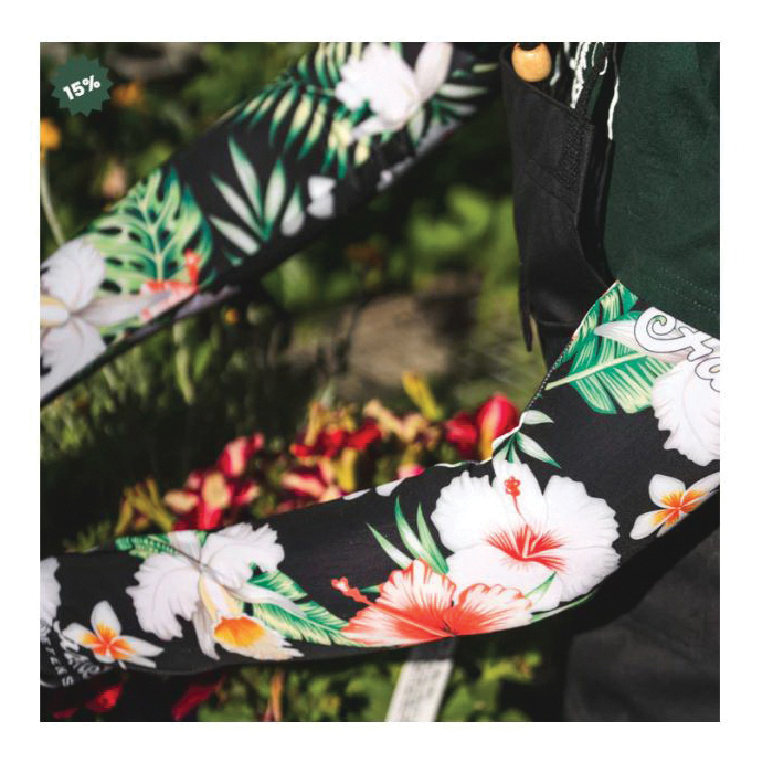 Farmers Defense SLV-TRO-SM Protection Sleeves, S/M, Polyester/Spandex, Tropical Flower - 3
