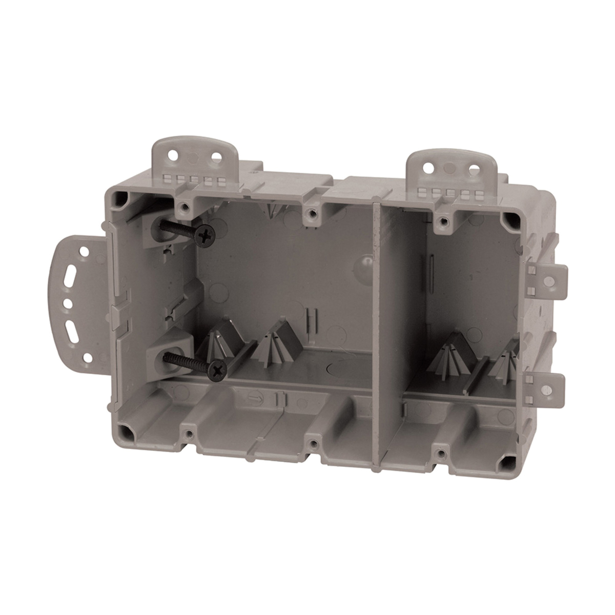 MSBMMT3G Multi-Mount Box, 3-Gang, 1/2 in Knockout, Polycarbonate