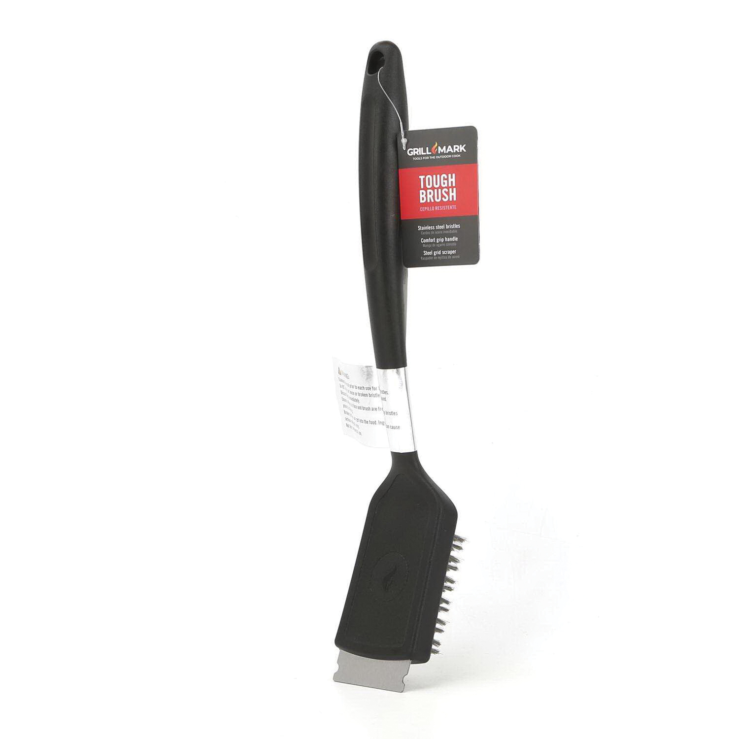 Grill Brush, Grillmark, Stainless Steel Bristle, Comfort Grip Handle - 3