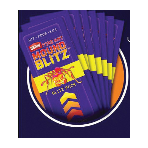 Mount Blitz 0283105 Fire Ant Killer, Solid, Home Lawns, Around Ornamental Plants, Flowers, Shrubs and Trees, Bag