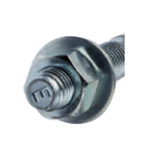 Red Head Trubolt WS-5860 Wedge Anchor, 6 in OAL, Carbon Steel, Zinc-Plated