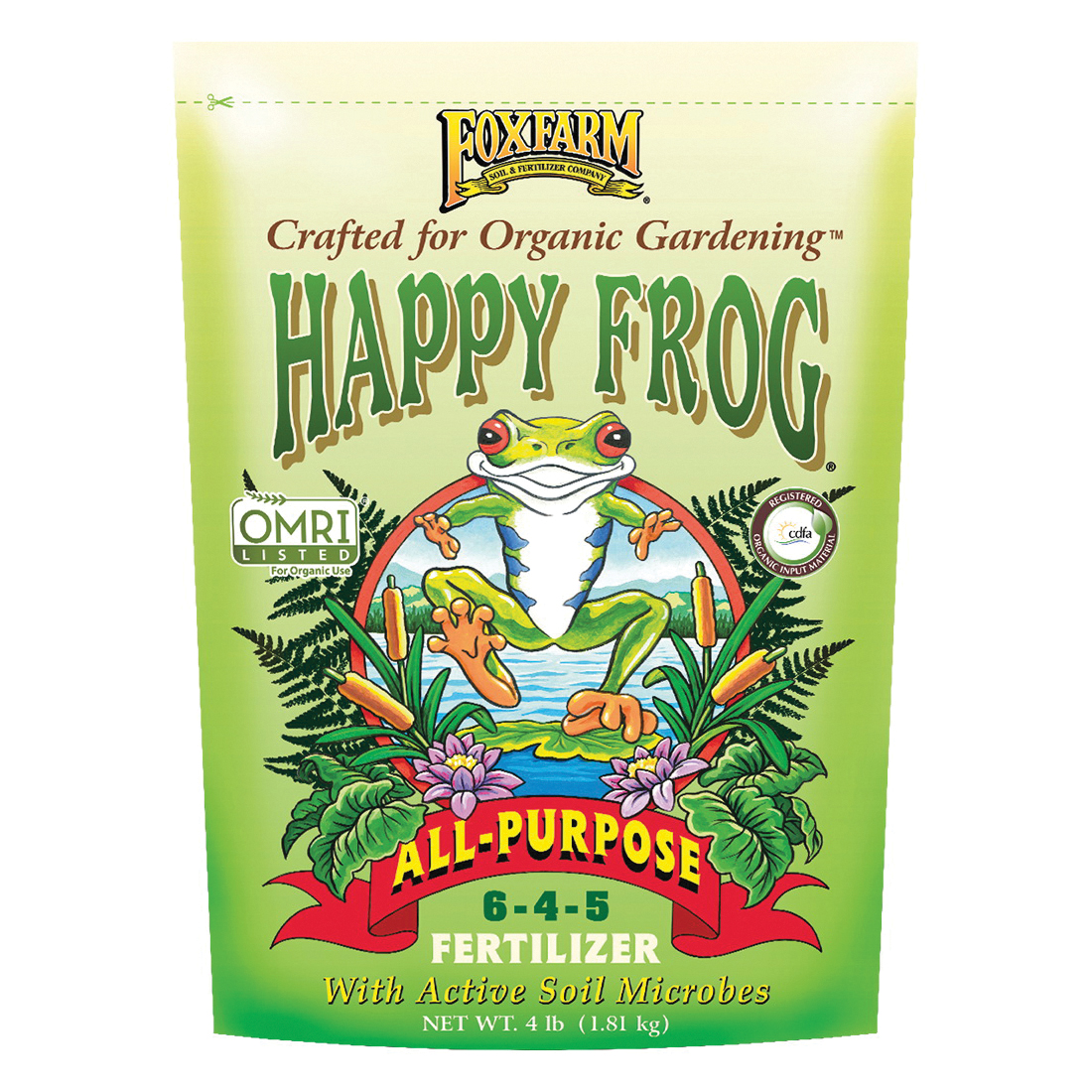 HFALLPURP4 All-Purpose Plant Food, 4 lb, Granular, 6-4-5 N-P-K Ratio