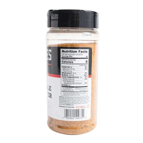 BBQ Rub Shaker, Heath Riles BBQ, Cajun Creole Garlic Butter, 11.5 oz - 2