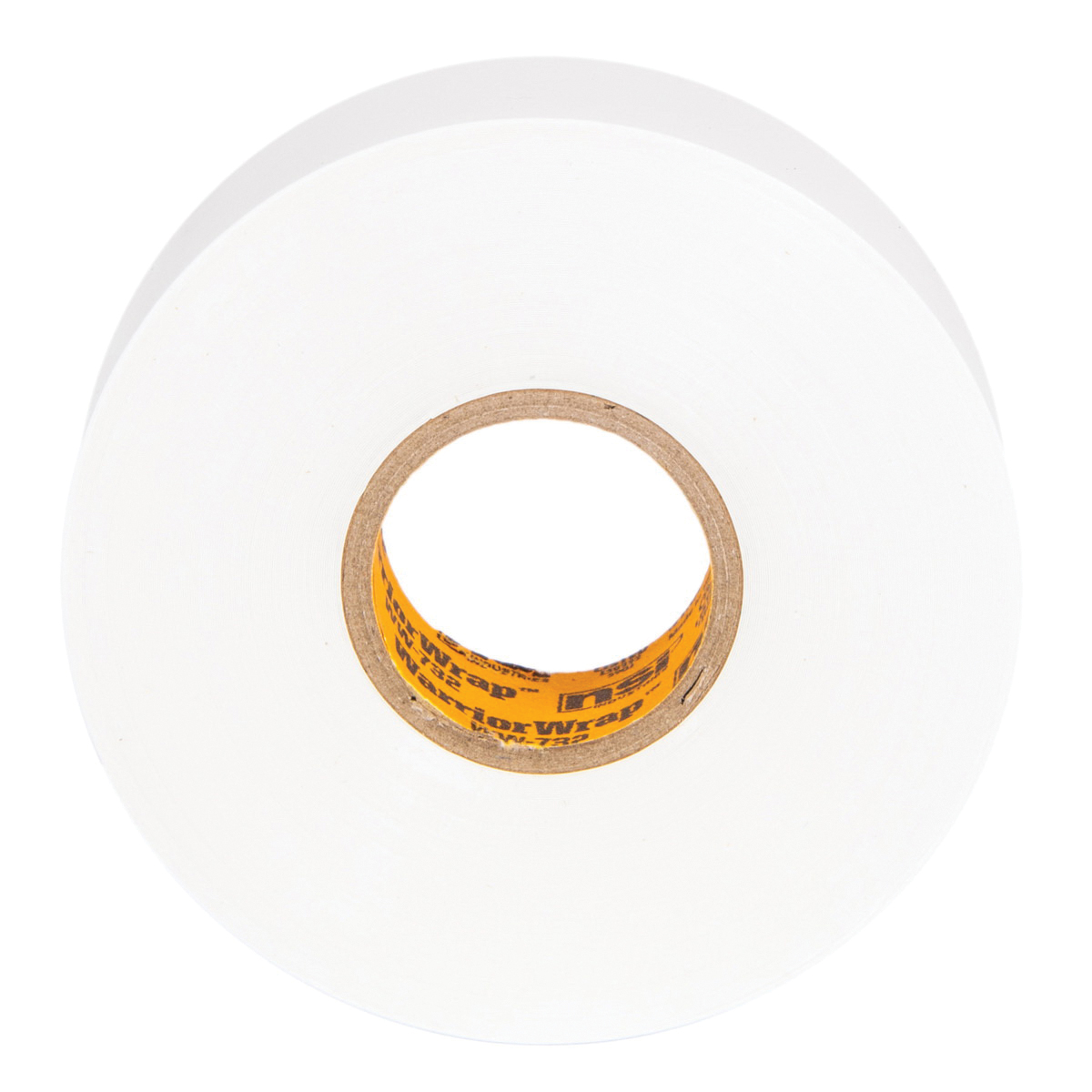 732 Series Electrical Tape, Warrior Wrap, 66 ft L, 3/4 in W, PVC Backing, White - 4